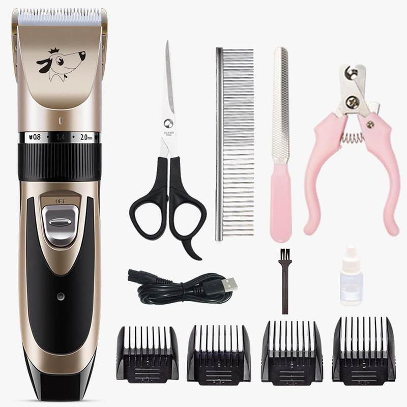 Pet Dog Hair Trimmer Animal Rechargeable Electrical Grooming Clippers Cat Cutter Machine Shaver Electric Scissor Clipper_voghion.com