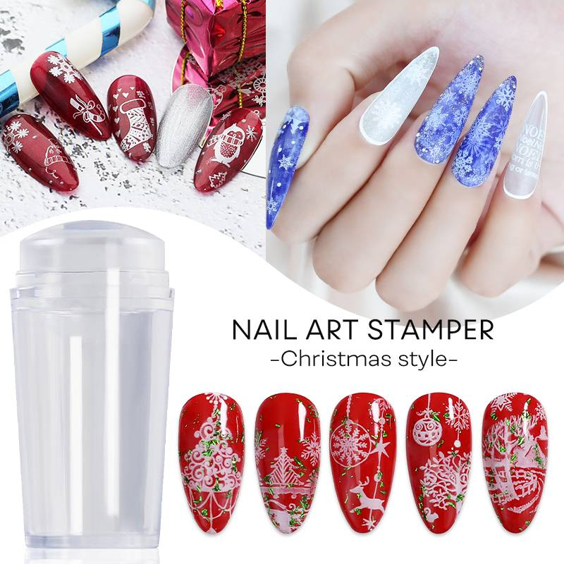 Stampo per unghie Testa in silicone trasparente per la cura delle unghie in Francia con piastra per timbri per nail art con cappuccioModelli per stampini per unghie trasparenti_voghion.com
