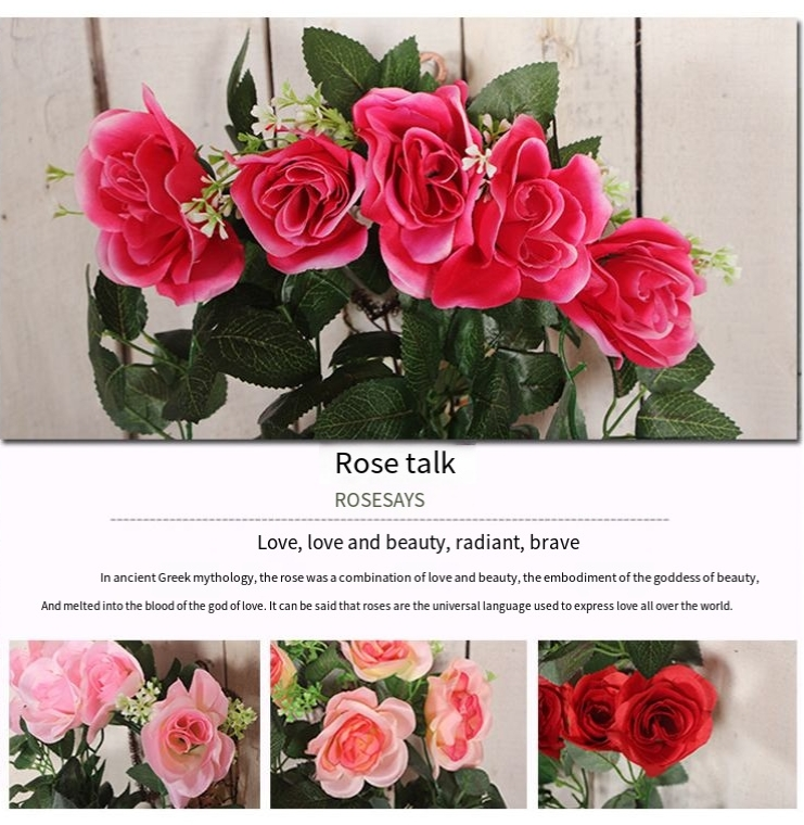 Enredadera de rosas artificiales para colgar en la pared, cesta colgante de flores artificiales, enredadera de flores artificiales para pared de sala de estar interior_voghion.com