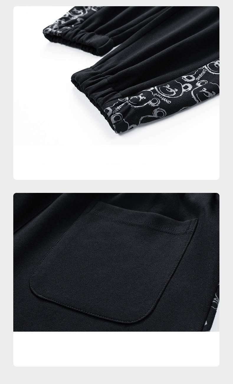 Conjunto de ropa deportiva para hombre, conjunto de otoño con ropa elegante, sudadera informal para correr de primavera y otoño_voghion.com