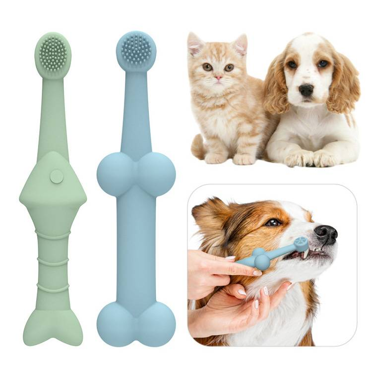 Pet Oral Cleaning Care Tool For Use Dogs & Cats_voghion.com
