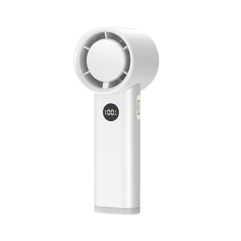 Handheld Small Fan 1pcs Long Battery Life Night Light Stepless Speed Regulation Violent Small Fan_voghion.com