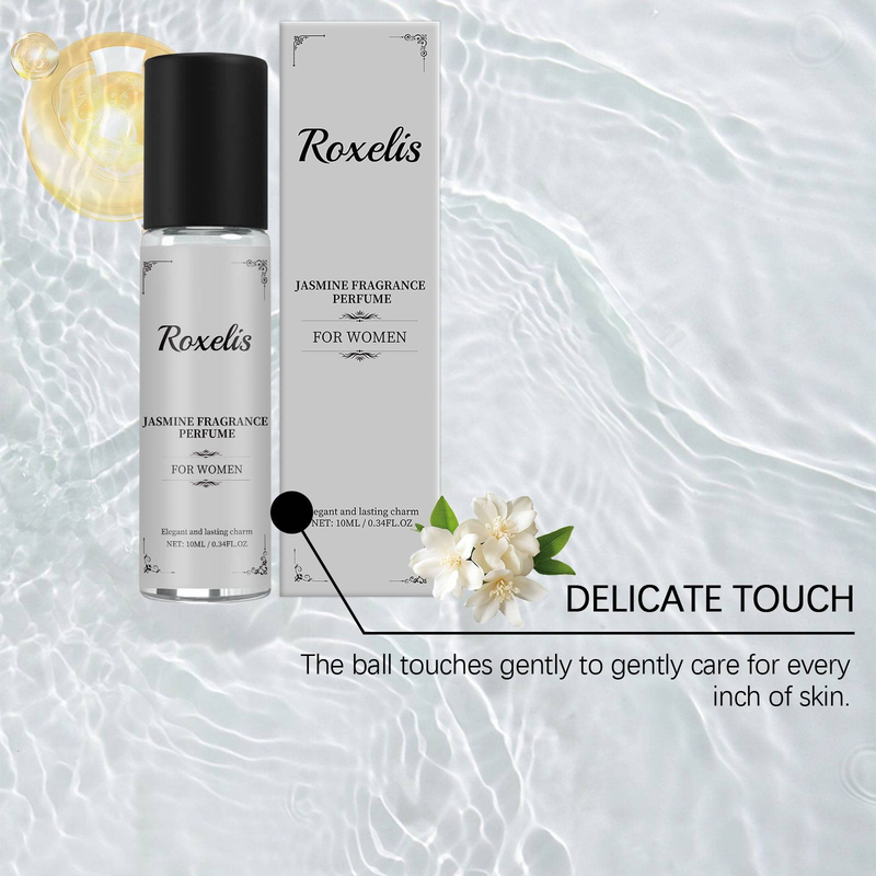 Roxelis Charming Jasmine Parfüm: Natürlich, frisch, langanhaltend. Eleganter Duft verströmt Charme, perfekt für Verabredungen zu zweit, um die Atmosphäre zu verbessern._voghion.com