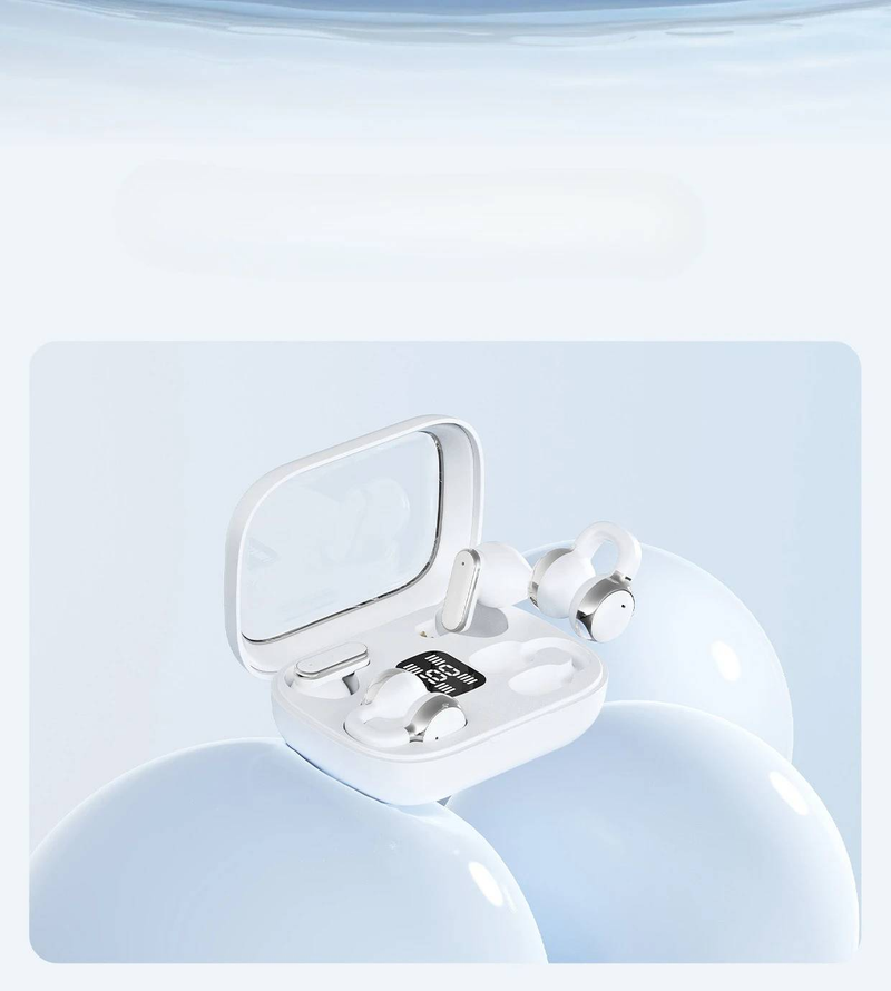 New Q10 Wireless Bluetooth Earbuds - OWS Clip-On Sports Headphones With Noise Cancellation & Ultra-Long Battery Life_voghion.com