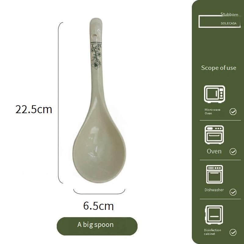 Elegant Ceramic Dinnerware Set - Floral Green Timeless Collection, Microwave Safe Bowl Plate Cup Gift Box For Home Dining_voghion.com