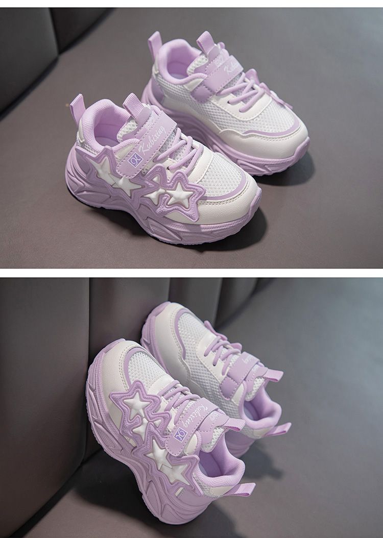 Baskets printemps-automne 2024, nouveautés pour étudiantes, semelles souples, blanches, pour enfants, petites filles, respirantes et encombrantes_voghion.com