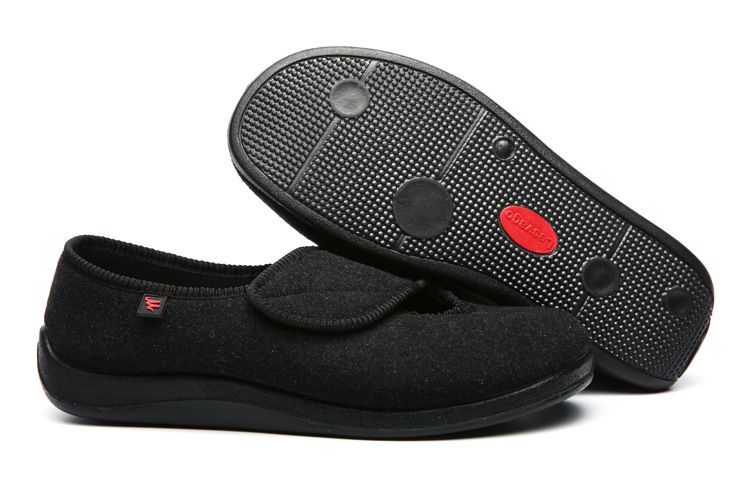 Ziwa Ge Scarpe con Tacco Piatto Regolabili e Larghe per Piedi Grassi e Gonfi, Garza Post-Operatoria per Deformità delle Dita dei Piedi_voghion.com