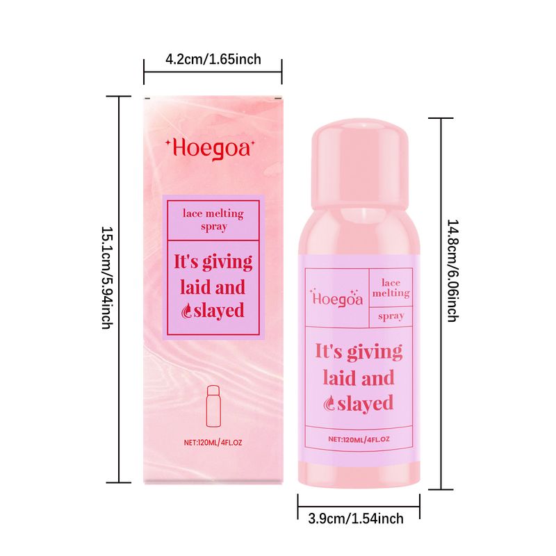 Hoegoa Adhesive Wig Lace Setting Invisible Adhesion Lightweight Refreshing Care Spray_voghion.com
