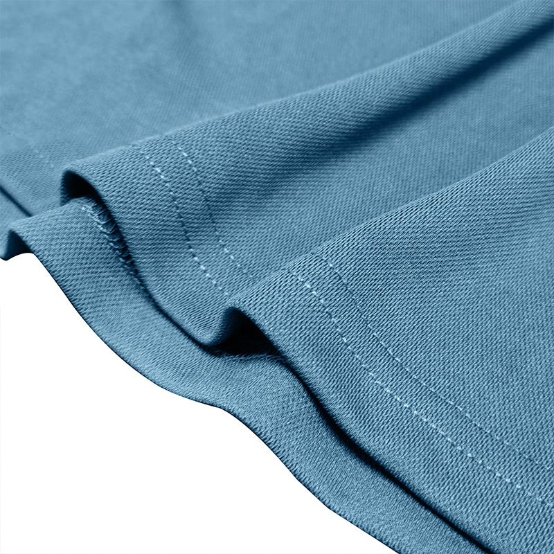 Herrenbekleidung Freizeithemd Mode Revers Farblich passendes All Match T-Shirt_voghion.com