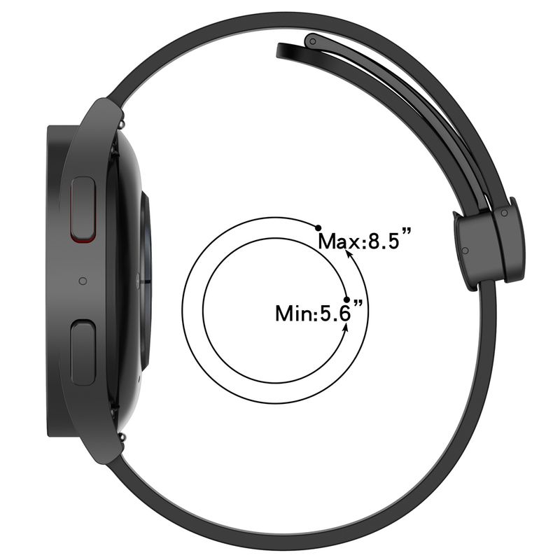 Silikonski remen za Xiaomi Redmi Watch 5 Active Redmi Watch 5 Lite Sports 20mm 22mm magnetska kopča remen Correa Accesorios_voghion.com