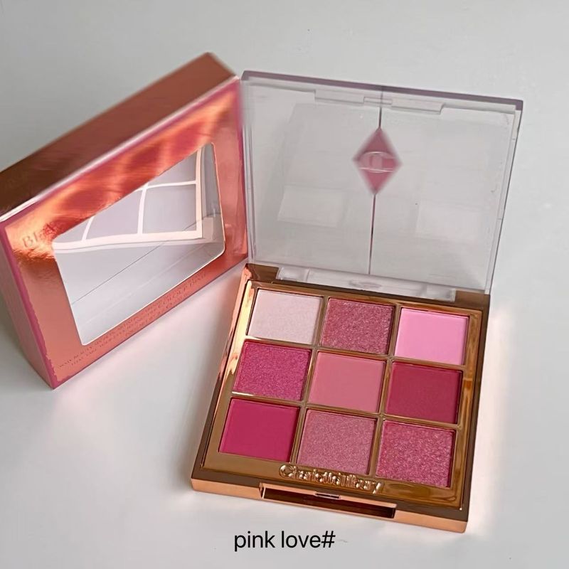 【】C Brand Nine Colors Eyeshadow Palette Delicate Long-lasting Easy To Apply Matte Glitter Makeup_voghion.com