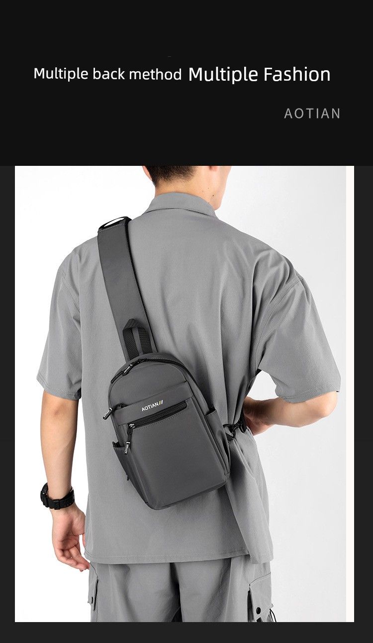 Aotian Borsa a tracolla da uomo, portatile, per esterni, con tracolla singola, zaino da lavoro, per spostamenti quotidiani, sport e gite fuori porta_voghion.com