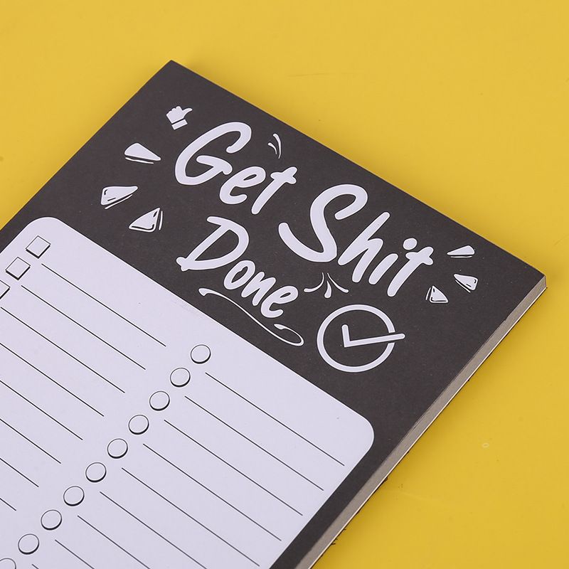 Factory supply soft magnetic notepad English cute office student notepad with pen holder to map can be customized_voghion.com