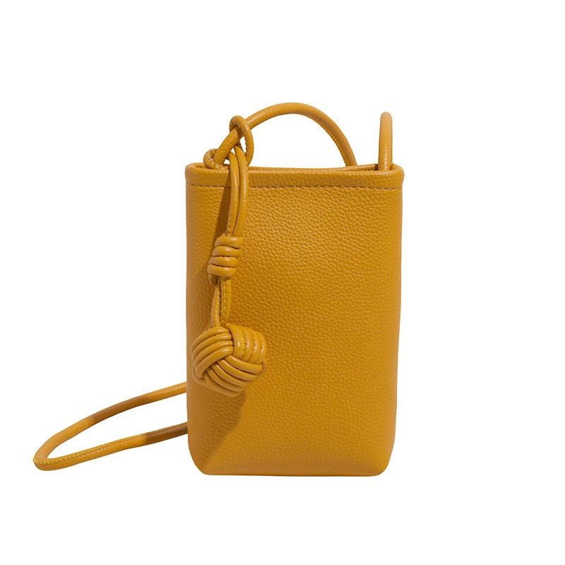 Borsa a secchiello con tracolla versatile estiva da donna, in morbida pelle di alta qualità, modello 2025, piccola, per telefono cellulare._voghion.com