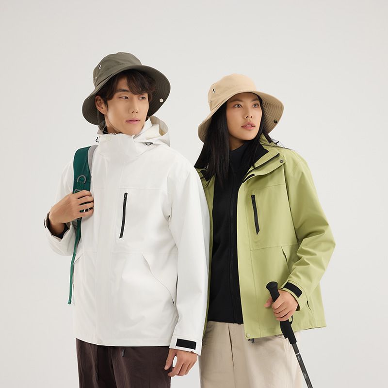 Brand Same Style And Women, 3-in-1 Down Fleece Liner, Outdoor Windproof Waterproof Warm Hiking Jacket For Men_voghion.com