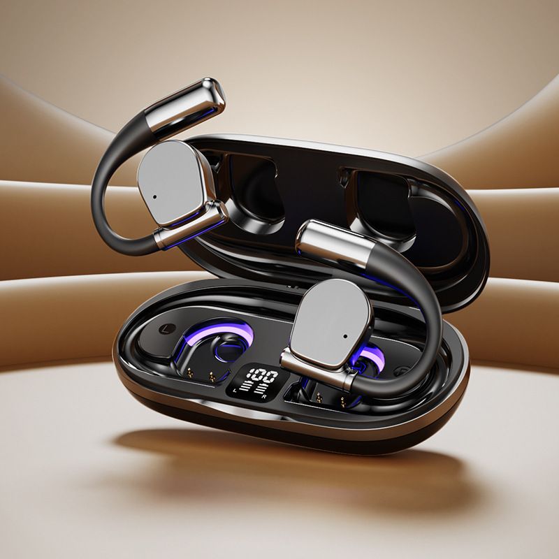 Neue Ai Smart Translation Open Ear Non-In-Ear OWS Bluetooth Wireless Over-Ear-Kopfhörer_voghion.com