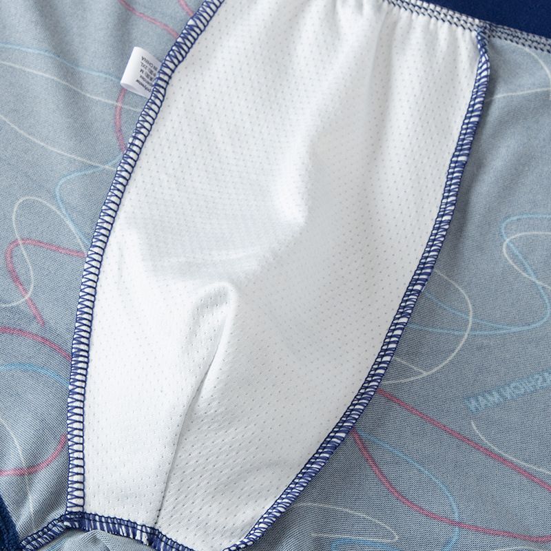 Overseas Platform Exclusive Men's 4-Pack Boxer Briefs Loose Casual Size Underwear Fashion Sexy Pants_voghion.com