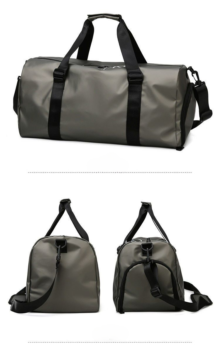 Waterproof Travel Outdoor Rolling Luggage Duffel Bag Gym Bag With Wet And Dry Separation Sports Backpack_voghion.com
