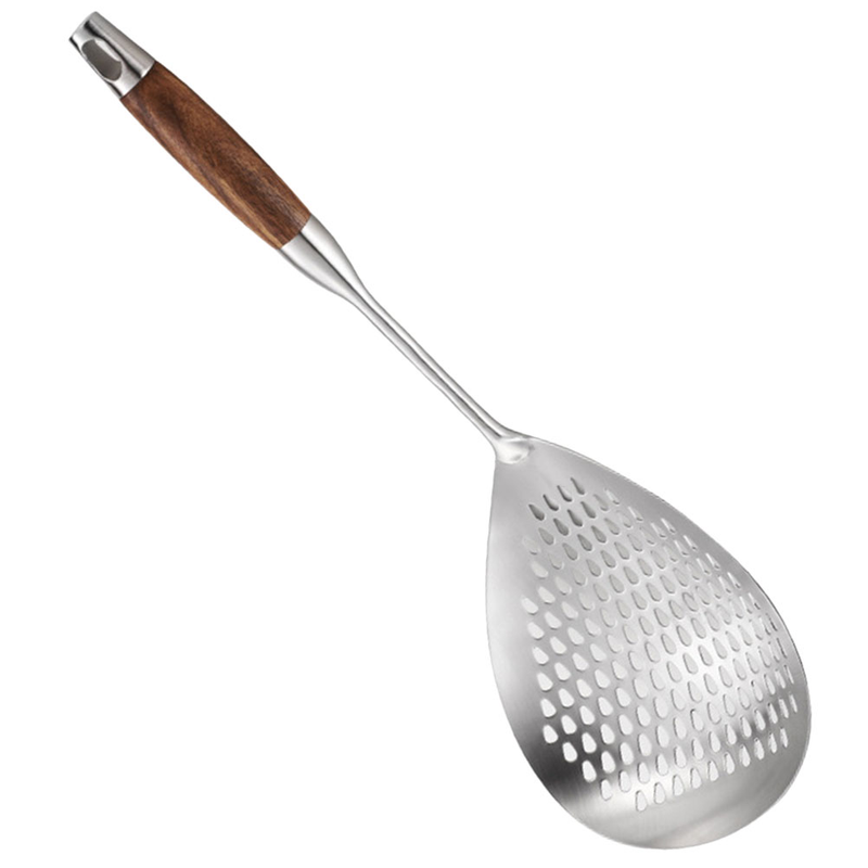 Cucchiaio per friggere cibo in acciaio inox Colino per pasta in metallo Cucchiaio da cucina_voghion.com