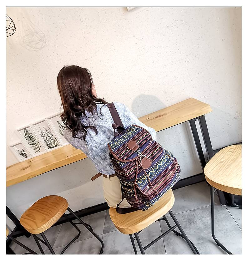 Boho Mandala Ethnic Bohemian Backpack Purse For Women Anti Theft Fashion Back Pack Shoulder Bag_voghion.com