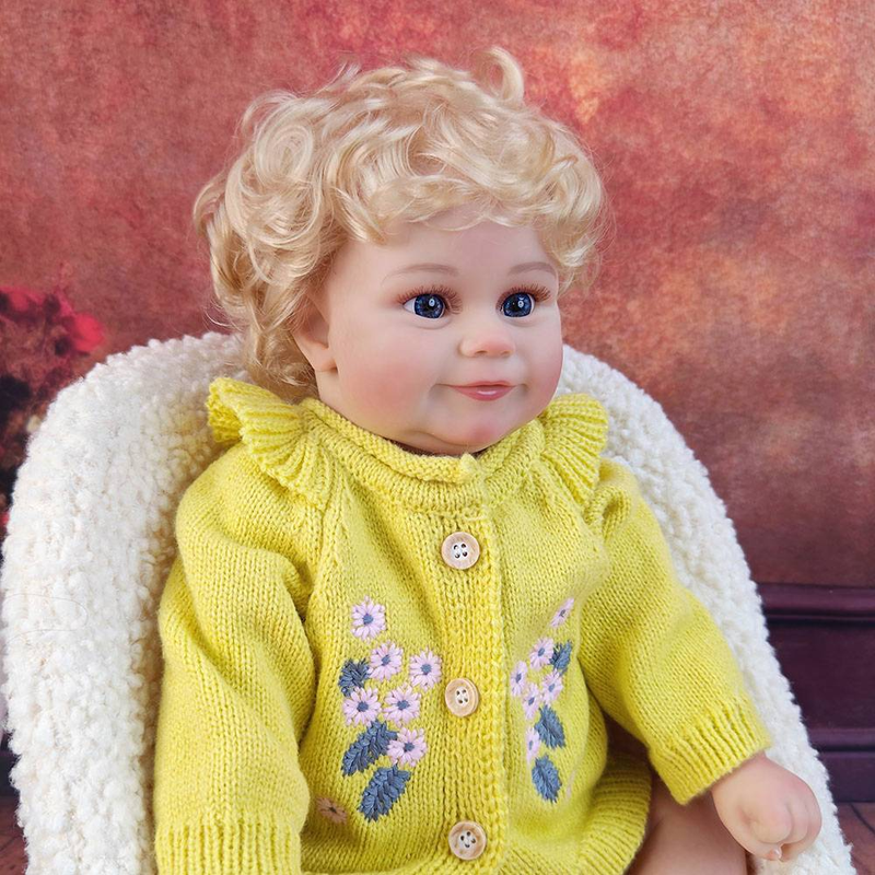 Bambola Reborn da 20 pollici e 50 cm con trapianto di capelli con vena vascolare come una vera ragazza, giocattolo da vestire, regalo di Natale_voghion.com