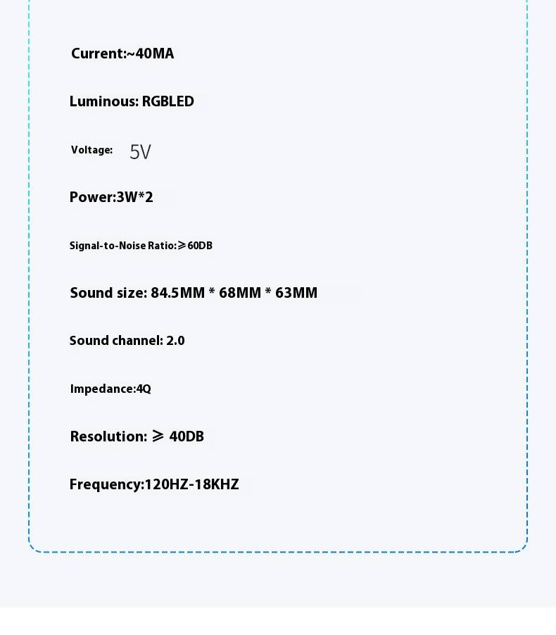 RGB Işıklı Şeffaf Bluetooth Hoparlör - Derin Bas ve TF Kart Yuvasına Sahip Mini Kablosuz Hoparlör_voghion.com
