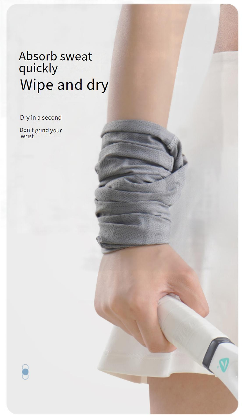 Cooling & Quick-Dry Sports Wristband – Sweat-Absorbing & Non-Slip For Men & Women – Perfect For Tennis, Basketball, Gym & Outdoor Activities_voghion.com