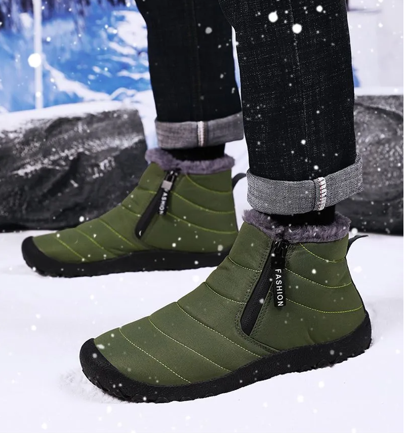 Neu Männer Mit High Top Outdoor Wasserdicht, Anti-rutsch Verschleiß-beständig Herbst Und Winter Frauen Warme Baumwolle Schuhe_voghion.com