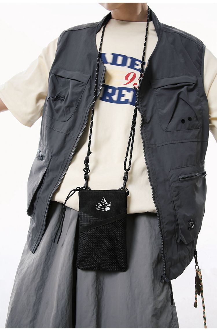 Outdoor-Reisen Freizeit Multifunktionale Mini-Geldbörse Hängender Hals Handy-Aufbewahrung Tragbare Umhängetasche Kleine Tasche_voghion.com