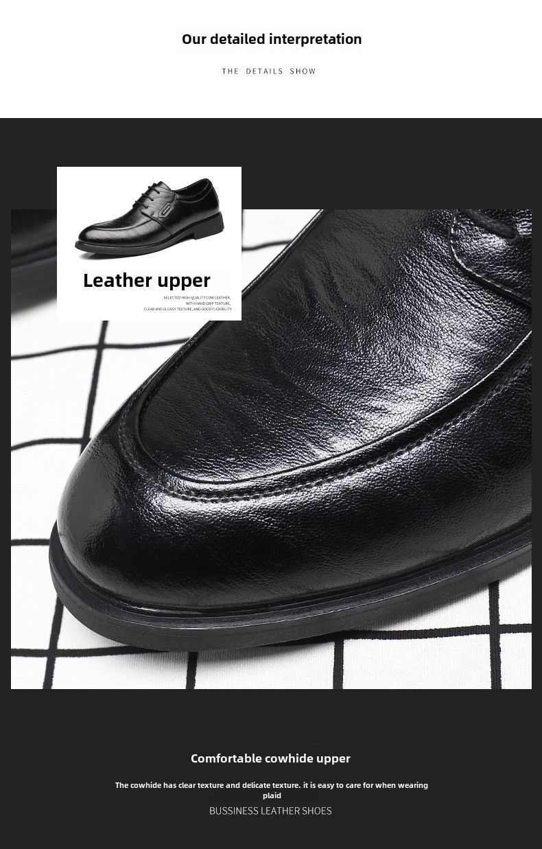 Lederschuhe Herren Derby Britischer Stil Bräutigam Hochzeit Herbst Rindsleder Spitz Kleid Business Herrenschuhe_voghion.com