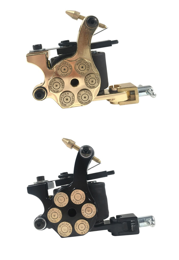 Doppelgeschoss-Maschinenset, komplettes Set an Startausrüstung, selbstlernende Maschine, Tätowierausrüstung_voghion.com