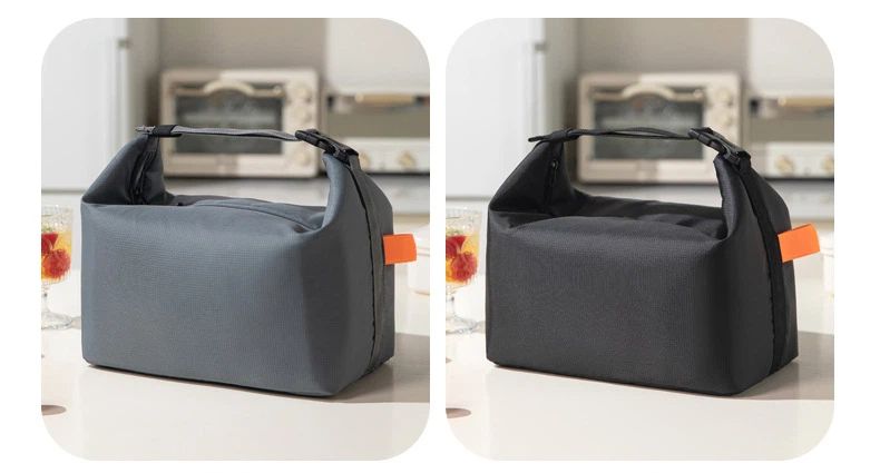 Waterproof Lunch Box Insulation Bag, Foldable Picnic Handbag, Portable Lunch Bag For Work, Large Capacity Insulation Bag_voghion.com
