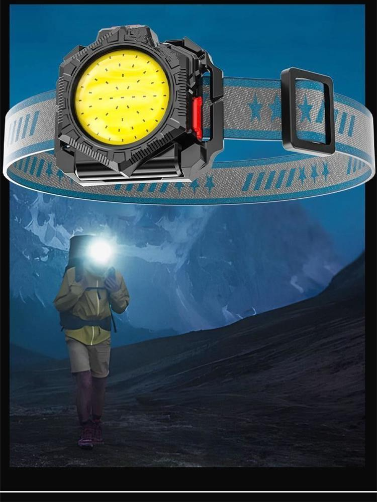 Schlüsselanhänger Wiederaufladbare Multifunktions-Taschenlampe mit langlebiger Kappe und Clip für Außenbeleuchtung, Notlicht_voghion.com