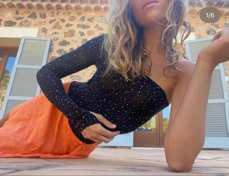 Intimo sessuale da donna a manica singola, trapano caldo, vestiti in rete lucidi di grandi dimensioni_voghion.com