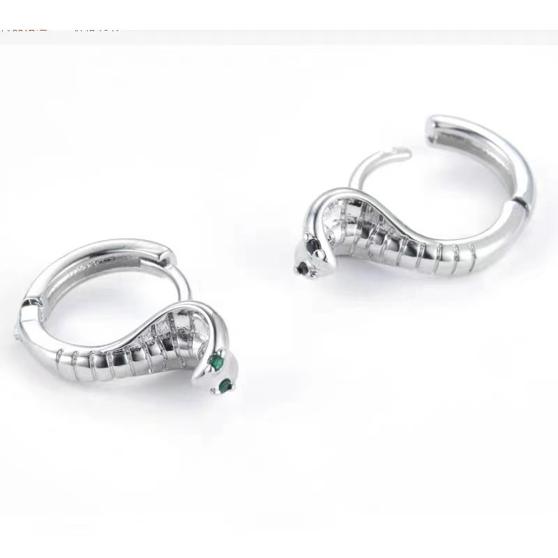 Náušnice Wind Cobra pro muže, americké ušní přezky, dámské personalizované seniorské náušnice, hip hopové ušní šperky, nový trend_voghion.com