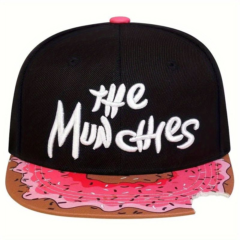 Men's Notched Donut Top Baseball Women's Hip Hop Embroidered Flat Edge Hat Yama_voghion.com