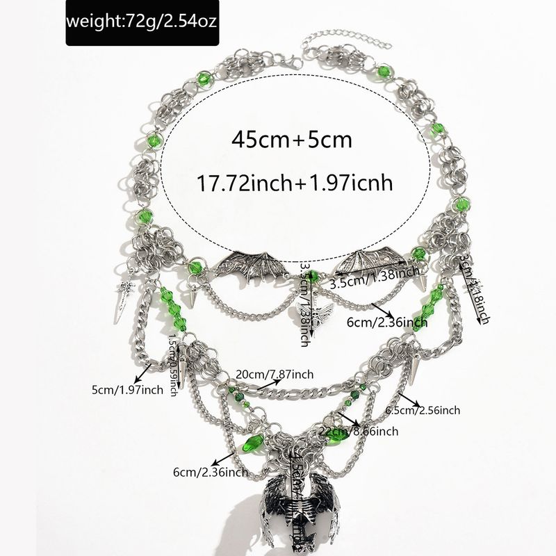 Collana di Halloween all'ingrosso, ciondolo con nappa resistente, europeo e americano di seconda mano, dolce e alla moda, collana con gioielli a sfera per le donne_voghion.com
