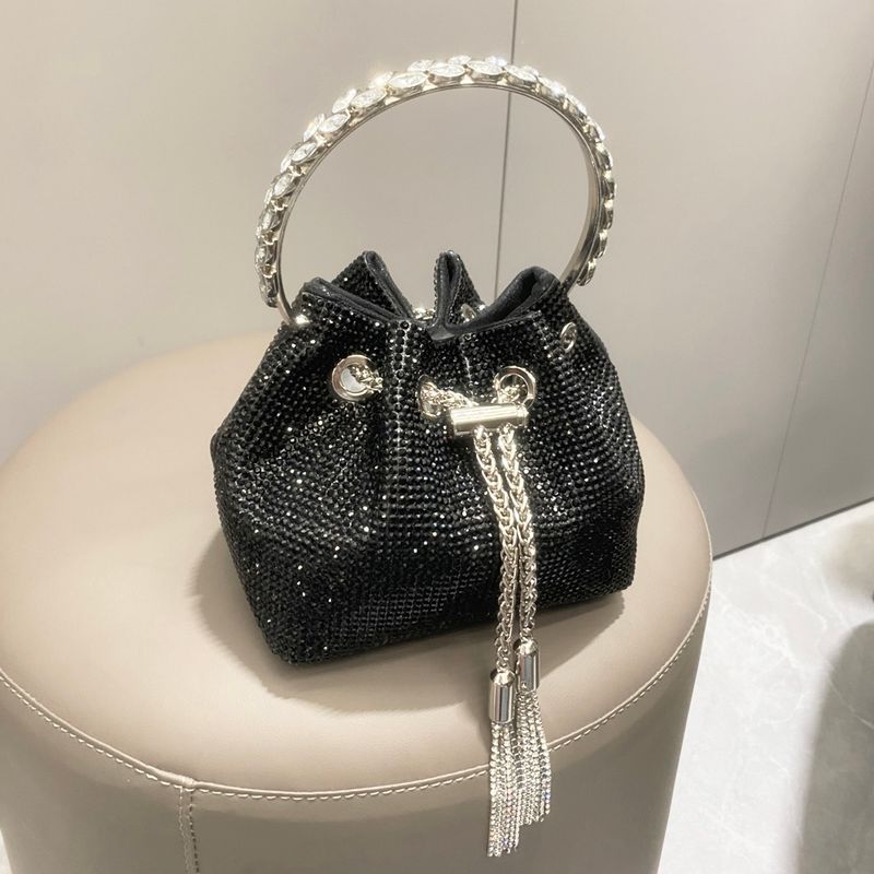 Portemonnees en handtassen voor vrouwen Luxe designer bucket clutch avondtas bankettas kristal strass schoudertassen_voghion.com
