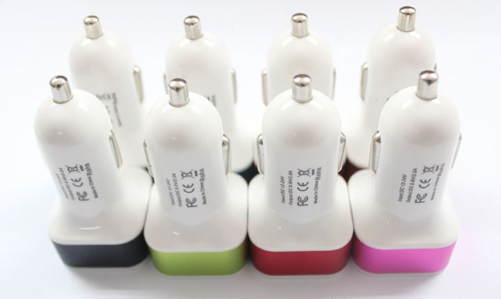 Car Chargers New Car Mobile Phone Charger One To Three Dual USB Car Charger With Cable Multi Function Charger_voghion.com