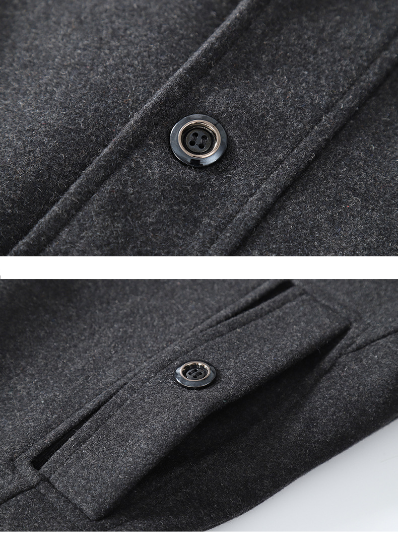 Men's Clothing Coat Men Business Casual Fashion Men's Thick Warm Oversized Men's Trenchcoat_voghion.com
