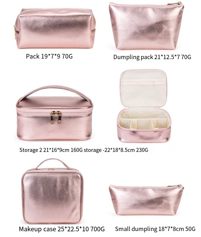 Neue grenzüberschreitende Kosmetiktasche, dreiteiliges Set, wasserdichte PU-Kulturtasche, große Kapazität, tragbare Reiseaufbewahrungstasche, Log_voghion.com