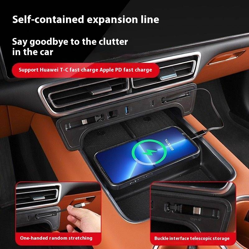 LIXIANG L6/L7/L8/L9 Autosladegerät, Zigarettenanzünder-Konversiounskopf, kompatibel mat 12V an 24V, Autosschloss ausschalten, einfach Installatioun_voghion.com