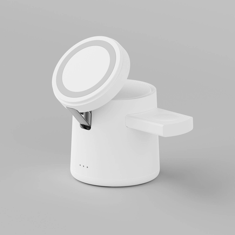 Încărcător wireless magnetic 3-în-1 de 15W Stand de încărcare fără fir_voghion.com