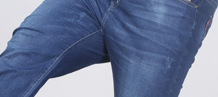 Herretøj Plus Size Mode Elastisk Talje Løse Jeans Store Størrelser Plus Size Plus Size Herre Denimbukser til Tykke Fyre_voghion.com