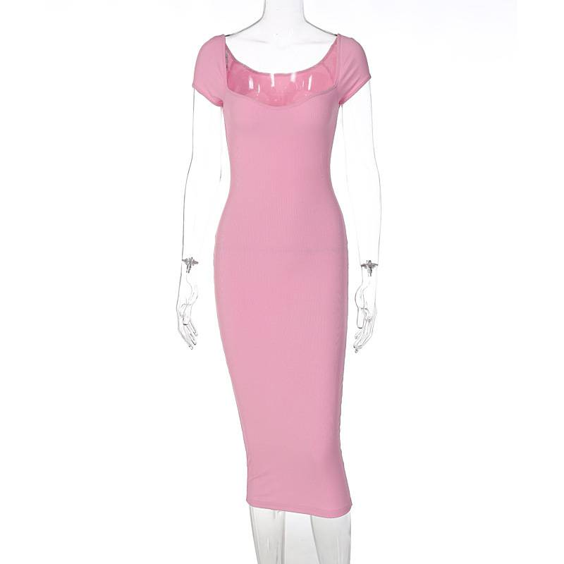Naisten vaatteet Ribbed Hort Leeved rintaliivit High Waited Lim Istuva pitkä Dre Tyylikäs työmatka tiukasti istuva pakarapuku_voghion.com