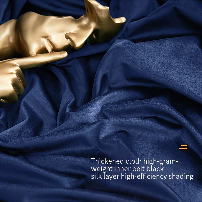 Κουρτίνες Κουρτίνες Συσκότισης για Υπνοδωμάτιο Σαλόνι Θερμομονωτικές Κουρτίνες με Αντιηλιακό Πολυτελές Βελούδινο Ύφασμα_voghion.com