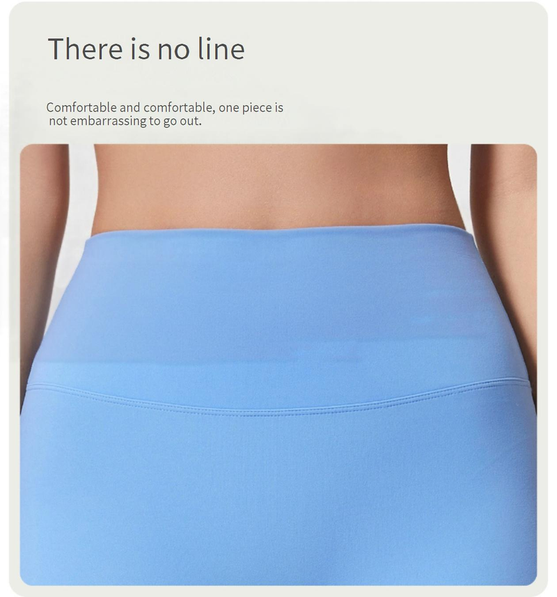 Women’s Clothing New Spring And Summer Nude No T Line Fitness Shorts Elastic Slim Fit Sports Running Yoga Pants Hip Lift_voghion.com