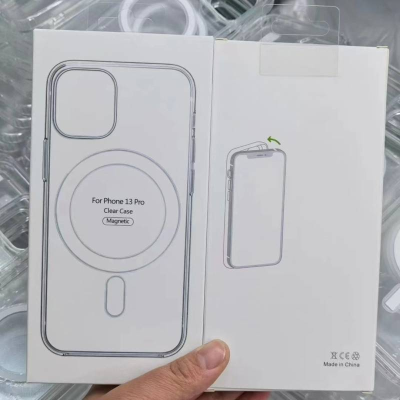 Magnetic Clear Case For IPhone 14 Pro Max/15/16 Series, Shockproof Slim Thin Anti-Yellowing TPU Protective Phone Case For IPhone 7 To 17 Pro Max_voghion.com