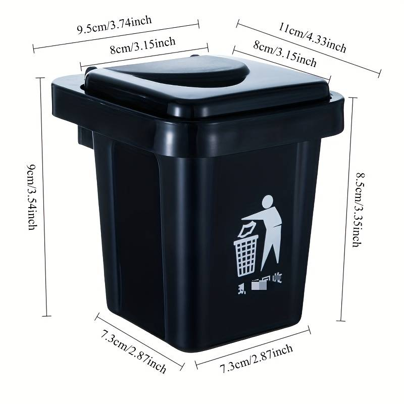 Funny Ashtray-trash Can Wall-mounted Ashtray-with Lid-practical Bedside Table-dining Table-toilet, Etc._voghion.com