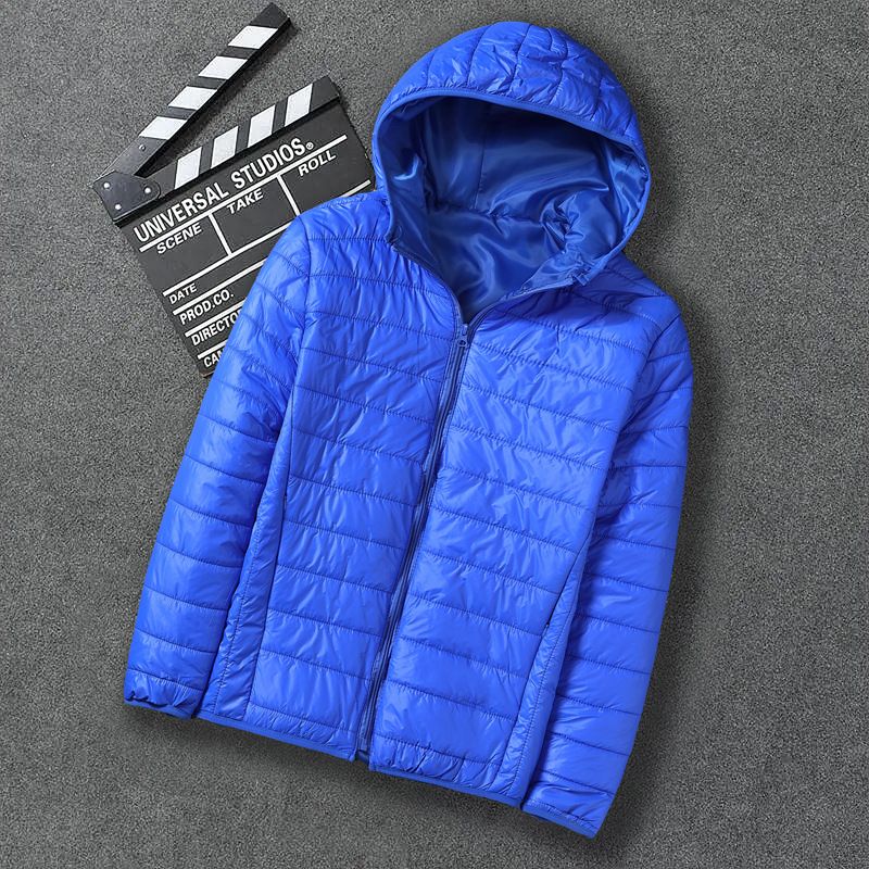 Men's Slim-Fit Hooded Short Puffer Jacket – Premium Cotton Fill, 12 Sophisticated Colors (Zippered Pockets, Modern Minimalist Style)_voghion.com